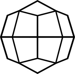 Abstract Geometry Wireframe Grid Illustration