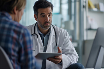 Doctor Discussing Health with Patient