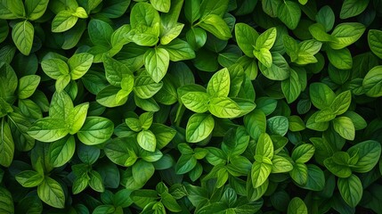 Fototapeta na wymiar backdrop with organic little verdant leaves
