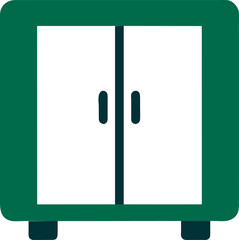 cupboard icon vector sign. Symbol, logo illustration.