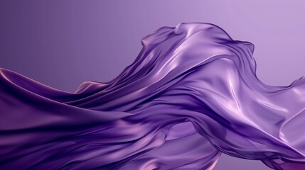 A background of purple with flowing fabric 