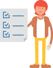 Hippie Man Character and Check List Document
