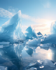 Chilled Reflections - The Iceberg Mirage - obrazy, fototapety, plakaty