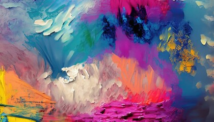 Bold colors creative abstract colorful backgrounds with textures and brush strokes