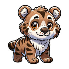 Cheerful Bear Cub Clipart