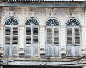 Old Sino Portuguese style architecture house