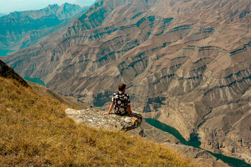 The Sulak canyon in Dagestan is the deepest canyon in Europe, the depth reaches 1920 meters