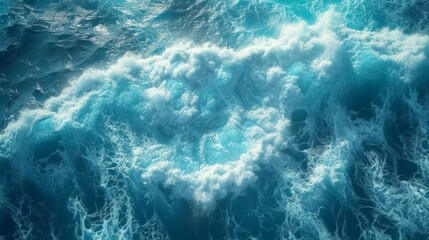 Ocean Water Texture Generative AI - obrazy, fototapety, plakaty
