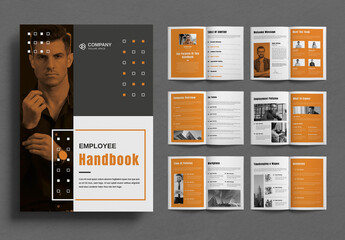 Employee Handbook Template Design Layout