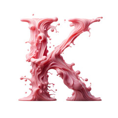 Fototapeta premium Isolated 3D Letter on a Clear PNG Canvas Generative AI 