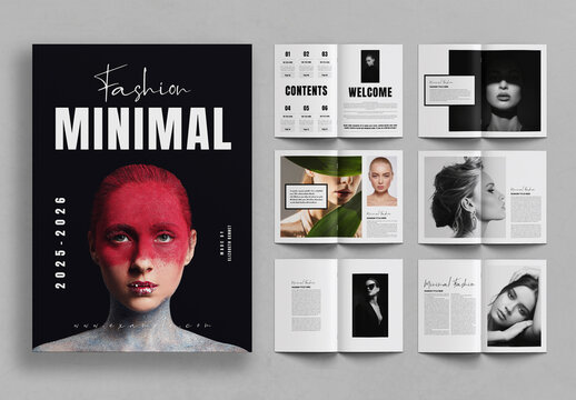 Minimal Magazine Design