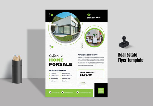 Modern Real Estate Flyer Template