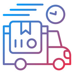 Fast Delivery Icon Style