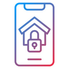 Home Security App Icon Style