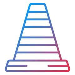 Traffic Cone Icon Style