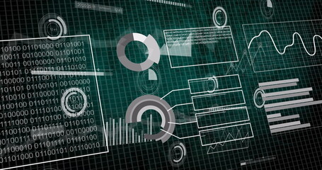 Image of financial data processing over grid