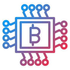 Mining Farm Icon Style