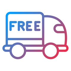 Free Shipping Icon Style