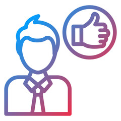 Obraz premium Good Leader Icon Style