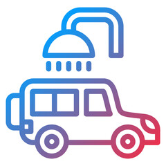 Car Wash Icon Style