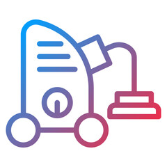 Fototapeta premium Vacuum Cleaner Icon Style