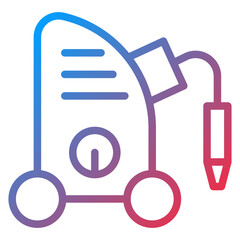 High Pressure Washer Icon Style