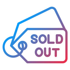Sold Out Icon Style