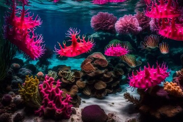 Fototapeta na wymiar Coral Reef in the Sea
