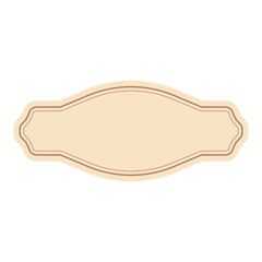 Classic Badge Label Frame
