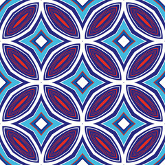 pattern abstract flower batik pillow yoga print 