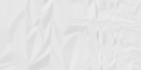 White crumpled paper background texture pattern overlay. wrinkled high resolution arts craft and Seamless white crumpled paper.