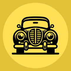 Private car logo icon, micro logo icon, car vector illustration 