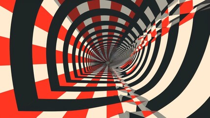 Background with optical illusion in minimal style