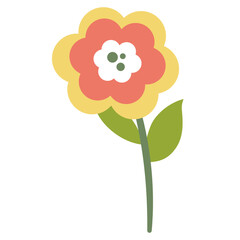 Cute Flower Sticker