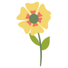 Cute Flower Sticker