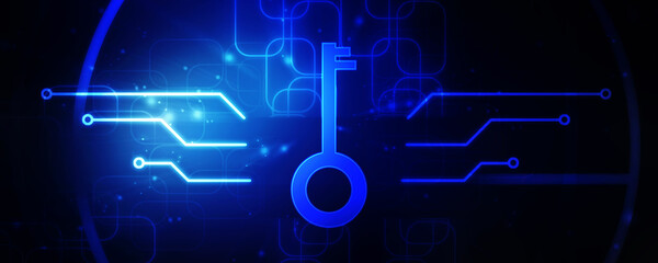 2d illustration technology cyber security