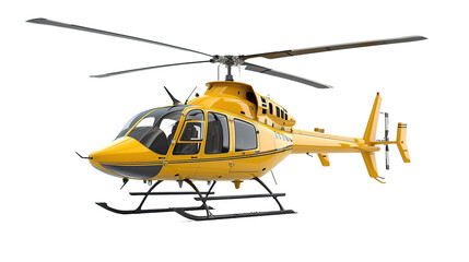 helicopter isolated on transparent background