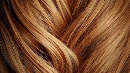 Closeup hair. Women's hairstyle. Hair texture - obrazy, fototapety, plakaty