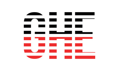 GHE three initial letter iconic line negative space minimal logo design vector template. monogram, abstract, wordmark, business, typography, minimalist, brand, company, flat, modern, unique, simple