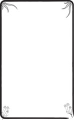 black and white frame