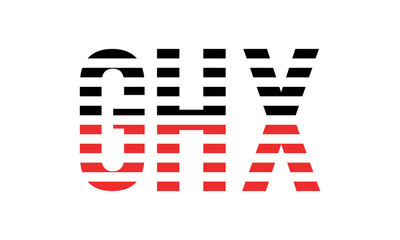 GHX three initial letter iconic line negative space minimal logo design vector template. monogram, abstract, wordmark, business, typography, minimalist, brand, company, flat, modern, unique, simple