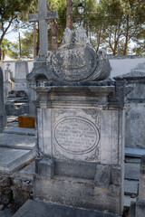 tumba de un marino, 1842, cementerio de Palma , inaugurado en1821, palma de mallorca, Mallorca, Balearic Islands, Spain