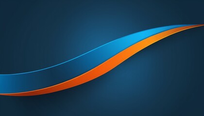 Graphic Design of Abstract Vertical Vector with Blue and Orange