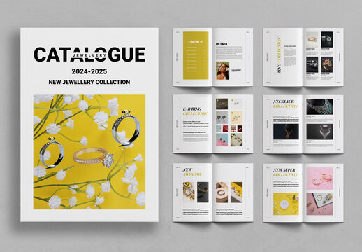 Jewelry Catalog Portfolio Layout