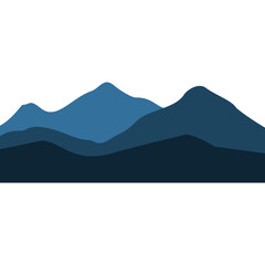 Minimalist Abstract Mountain
