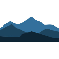 Minimalist Abstract Mountain