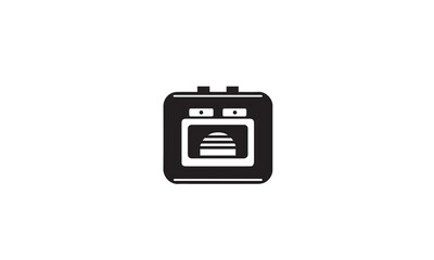 Microwave vector logo design