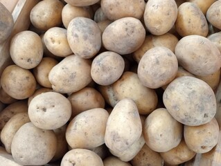 potatoes on the market