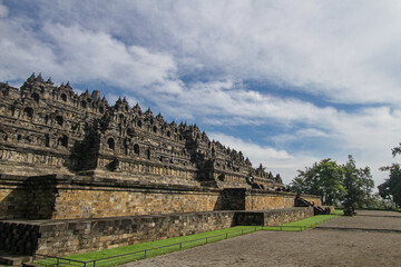 Borobudur the biggest budhist temple, Indonesia