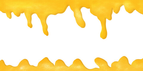 yellow paint splashes